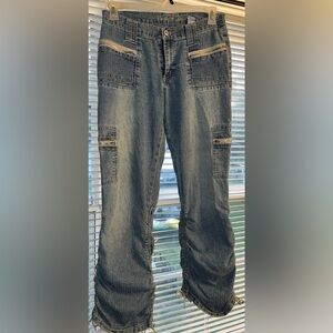 VINTAGE Vanilla Star Jeans! Vintage Blue denim Zipper Jeans!💙🌟